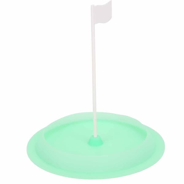 Golf Putter Practice Silikon Disc Hole Putting Cup inomhus med Plast Target Flagga