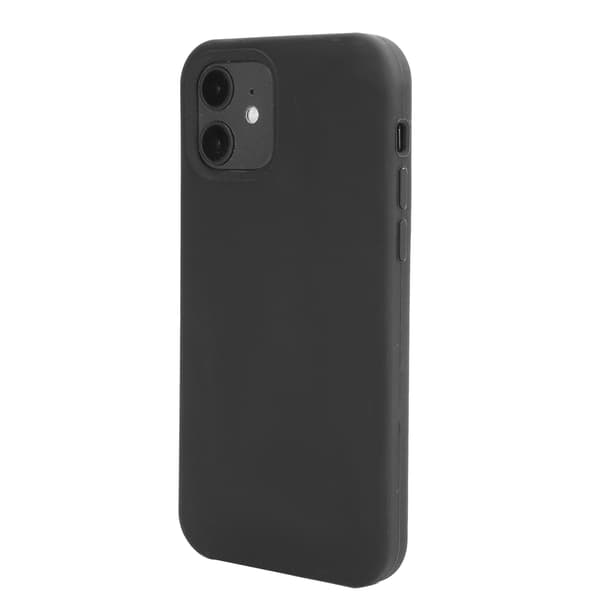 Silikon Støtsikkert Telefondeksel for iPhone 12 Mini Svart