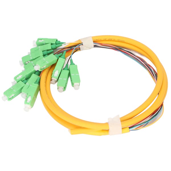 Fiberoptisk Pigtail 12-trådig Singlemode 1,5m Kabel för Kabelhanteringsbox