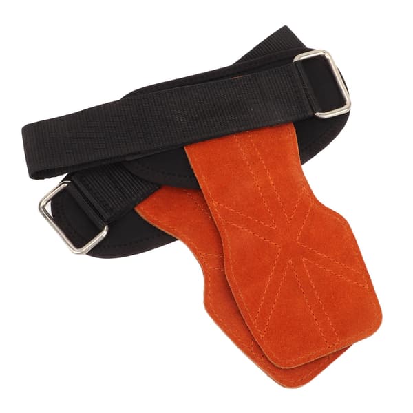 2-pack Gymnastik Handskydd Imitationsläder Halkfritt Handledsstöd för Tyngdlyftning Pull Ups Brun