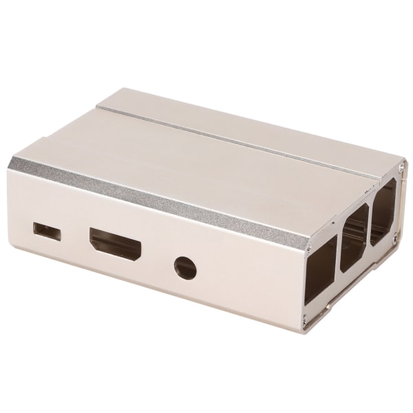 Aluminium Legering Kabinet Robust Chassis Box Beskyttelsesetui til Raspberry Pi 3. Generation
