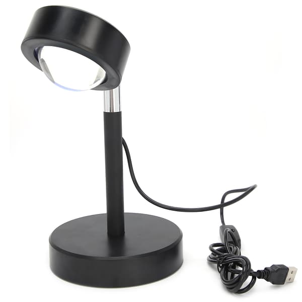 Solnedgangsprojektorlampe USB Natlys til soveværelse Live Broadcast Shooting Fill Light