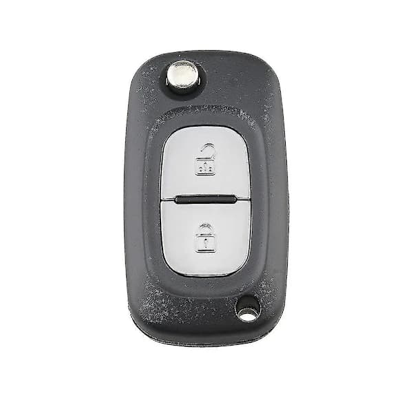 Erstatningsbilnøgle 2 knapper bilnøglehus til Renault Clio / Megane / Kangoo / Modus