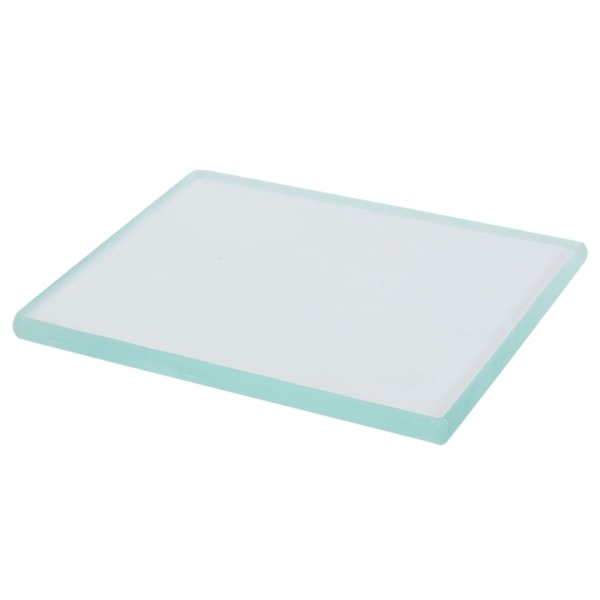 Läderhantverk Slipverktyg i Glas för Polering av Läder - Mått: 130 x 100 x 8mm