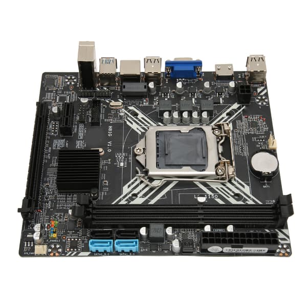 H81G Moderkort DDR3 USB3 SATA3 LGA1150 för Intel Core Celeron Pentium E3 V3