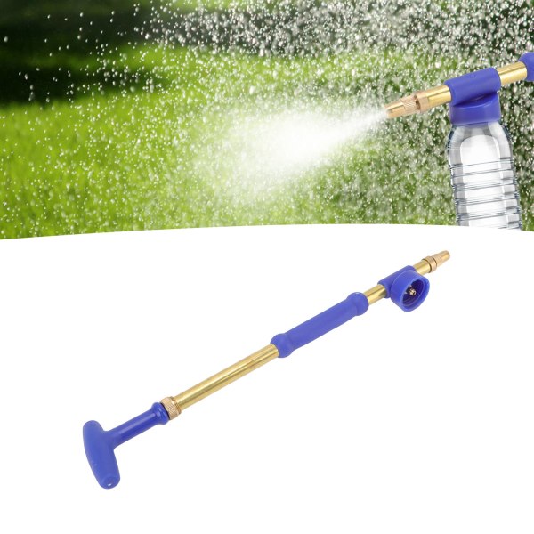 Havedrikflaske Manuel sprøjte Plast Kobber 36,5 mm Håndholdt Push Pull enkelthoved forstøvningssprøjte til gårdhave