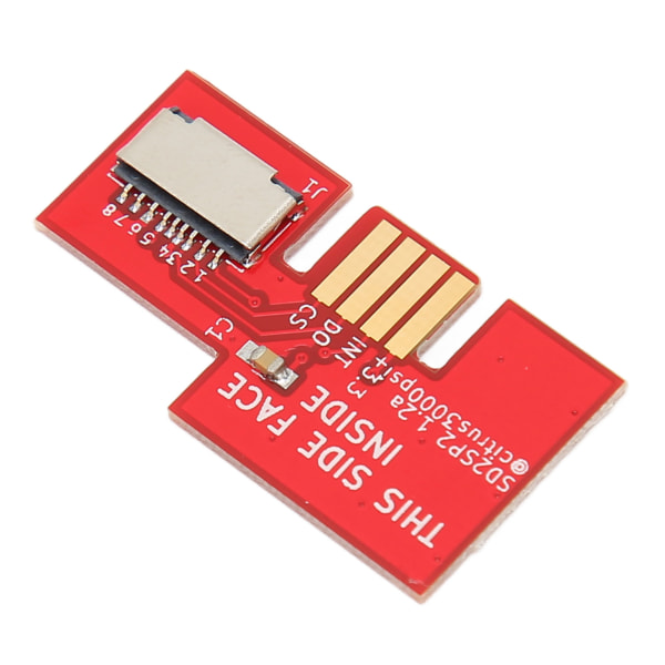 För RPi Pico Flexible Microcontroller Board Dual Core 264KB ARM Cortex M0+processor med SD2SP2 SDLoad SDL-adapter Röd