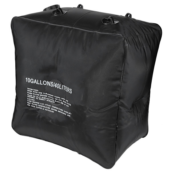 40L Duschväska för Utomhus Bärbar Solenergiuppvärmd Läger PVC Vattenväska för Resor Vandring