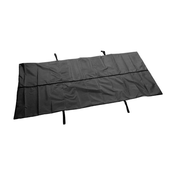 Svart Nödkadaver Kroppspåse Oxfordduk Kroppsförvaringsväska 210D Vattentät för Begravning Sjukhus Transport 210x75cm/82.7x29.5in
