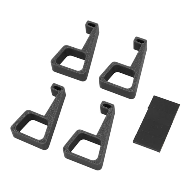 4 stk. Højdeningsbeslag til PS4 Slim - Varmeafledning - Vandret Stativ til PS4 Slim - Tilbehør - Sort