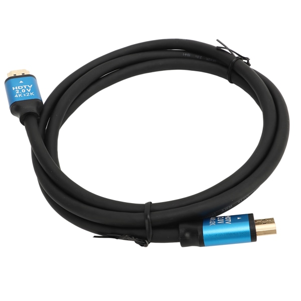HD Multimedia Interface-kabel 4K PVC Aluminiumlegering Högdefinition Multimedia Interface-sladd för TV PC Dator Bärbar Blå 1,5m / 4,9ft