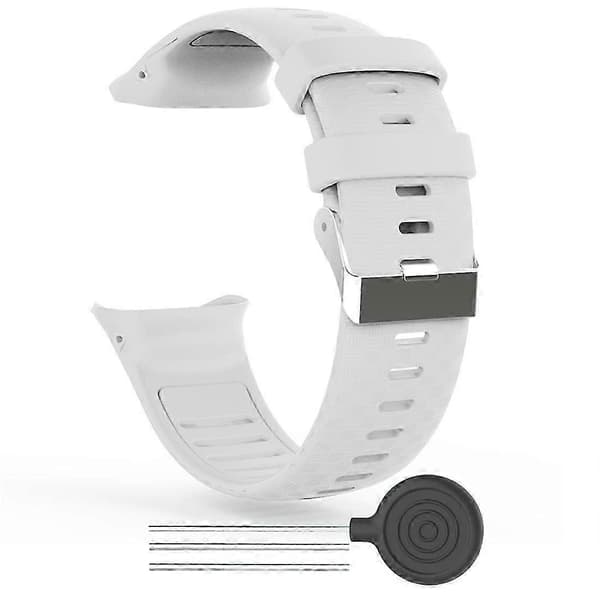 【02】Til Polar Vantage V Silikone Smart Watch Rem White