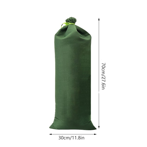(Canvas dragsnöre modell 30*70cm) Kort översvämningsskyddande väska