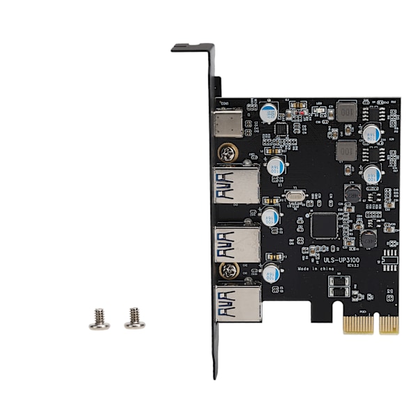 PCI E Udvidelseskort USB 3.0 Type C 5Gbps Adapter med Driverdisk