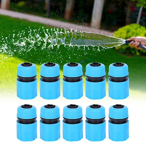 10 st G1/2 tum Snabbkoppling Nippel Koppling Adapter Trädgård Bevattning Verktyg