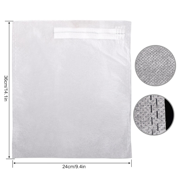 (100 st vita/bindtyp specifikationer: 240mm*360mm) Fruktpåse/skyddspåse material: non-woven tyg