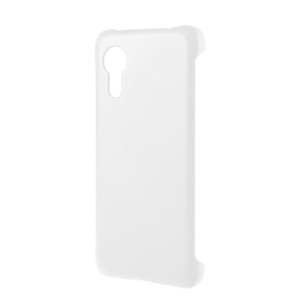 【bt02】Rubberized Plastic Case Compatible with Samsung Galaxy Xcover 5 Hard Phone Case White