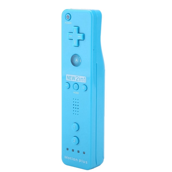 Somatosensorisk Spilhåndtag Controller Gamepad Indbygget Accelerator til Nintendo Wii WiiU (Blå)