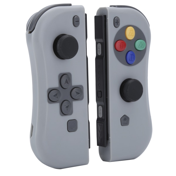 For Joycon Game Console trådløs Bluetooth-håndkontroll høyre venstre (gris foncé)