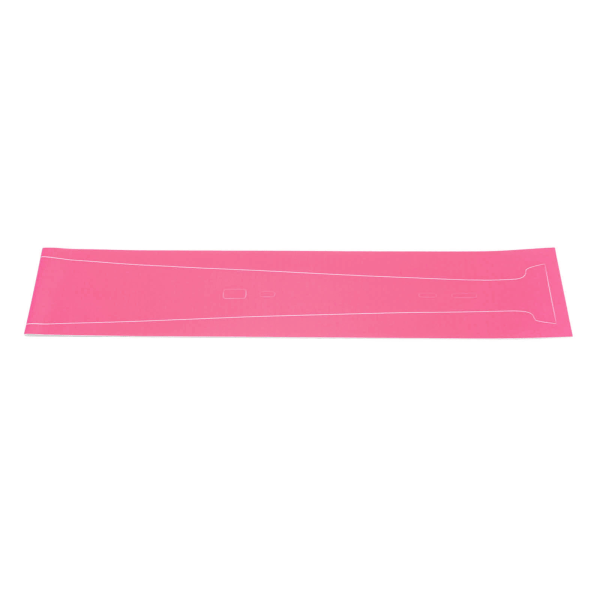 Midtskin for PS5-konsollen, ripesikker, integrert midtre stripeklistremerke, konsollens midtre del, beskyttelsesstripefilm, rosa