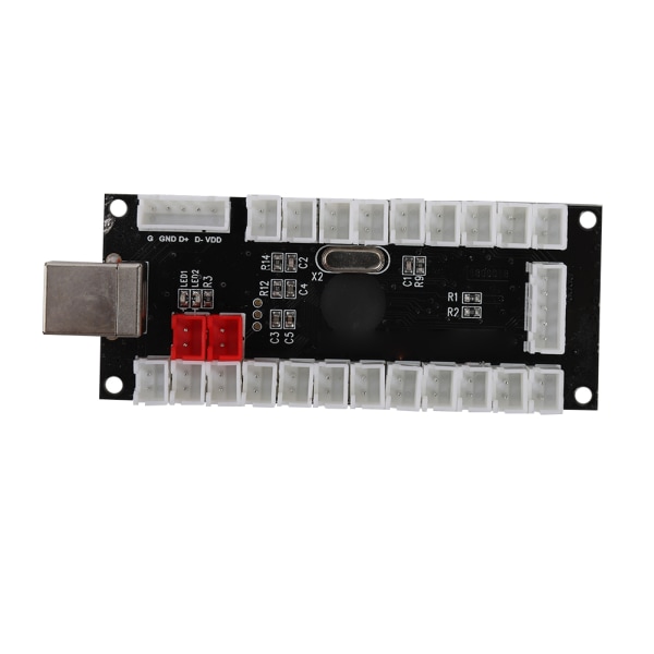 Arcade-spill USB-koderknappkontroll for Raspberry Pi-verts PC-spillmaskin BlackCY-822C