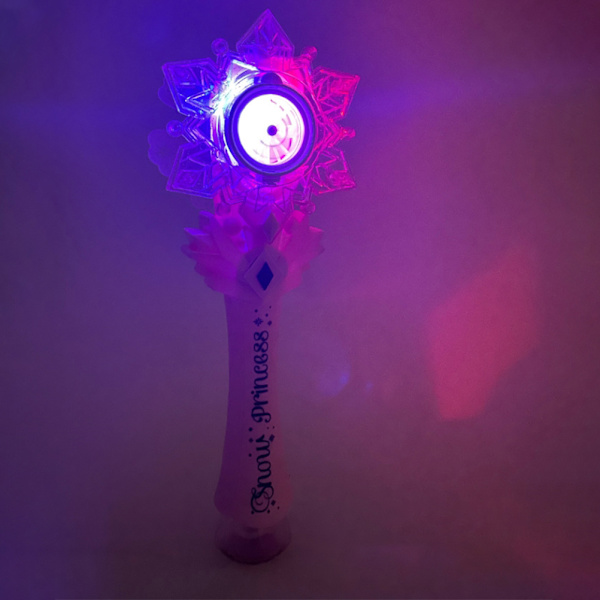 Magisk Trollspö för Barn Automatisk Bubbelmaskin Bubbelblåsare Leksak Ljus Musik Utomhusleksak för Barn Present