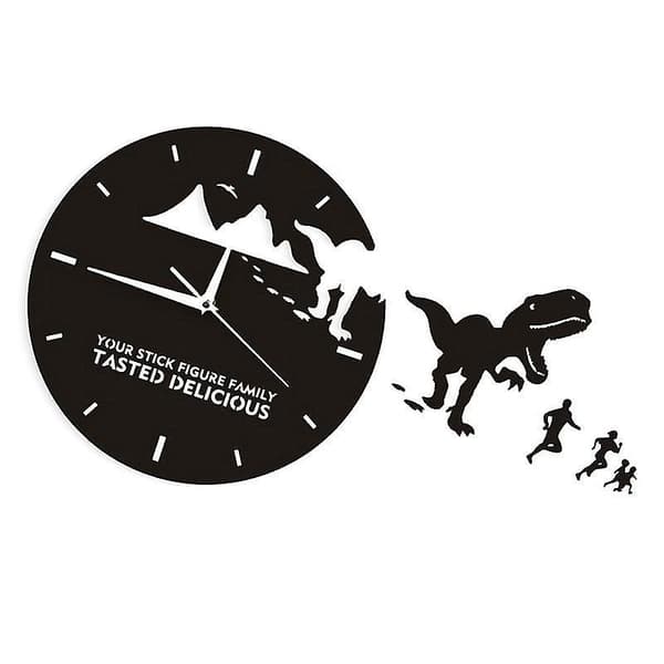 1 st Väggklocka med Dinosaurie