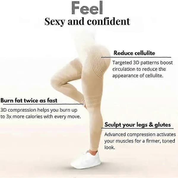 【bt02】Compression Leggings for Slimming Effect Red Red M