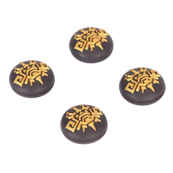 Joystick-skydd förhindrar glidning Skyddande dekorativ silikon tumgreppsskydd för Switch Lite 4-pack
