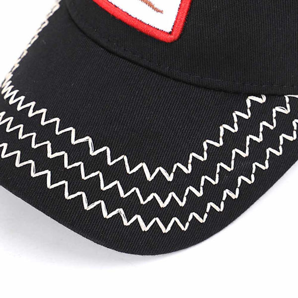 Baseballhatt Blå Wise Ass Caps Brodert Dyr Justerbar Hul Ut Pustende Strapback Hatt for Menn Gaver