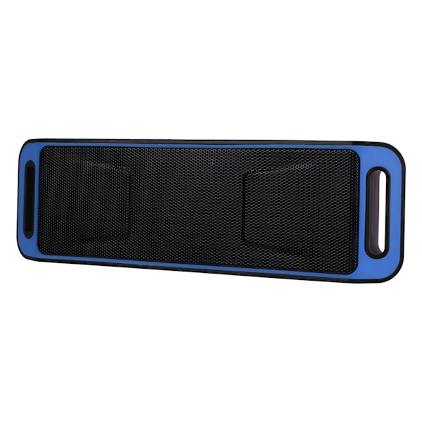 Bluetooth-högtalare med dubbla högtalare, trådlös bärbar högtalare, multifunktionell mini-Bluetooth-högtalare för hem, utomhus, bil, blå