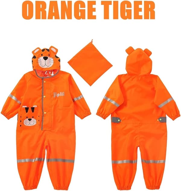 Hette regnjakke for barn, regnjakker for gutter og jenter, unisex poncho