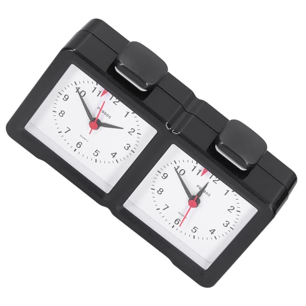 Multifunksjonssjakk analog klokke Count Up Count Down Timer Mute for brettspillkonkurranse