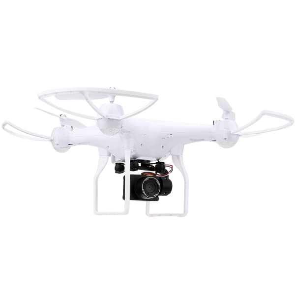 F68 Drone RC Quadcopter One Key Return 2000mAh Lang Batterilevetid Standardversion Hvid