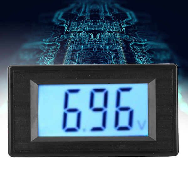 Kompatibel DDH-30L LCD Digital Display DC Voltmeter för DC 7.5V till 19.99V Mätning