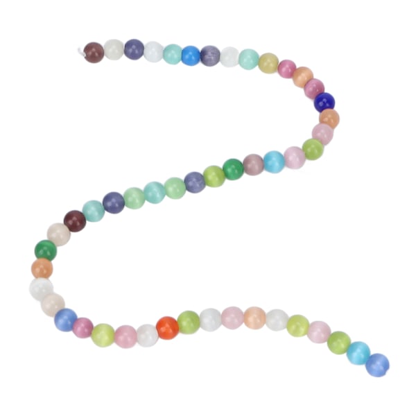 8mm Naturlige Løse Sten Spacer Perler til DIY Smykker - Perfekt til Halskæder, Armbånd og Håndværksprojekter