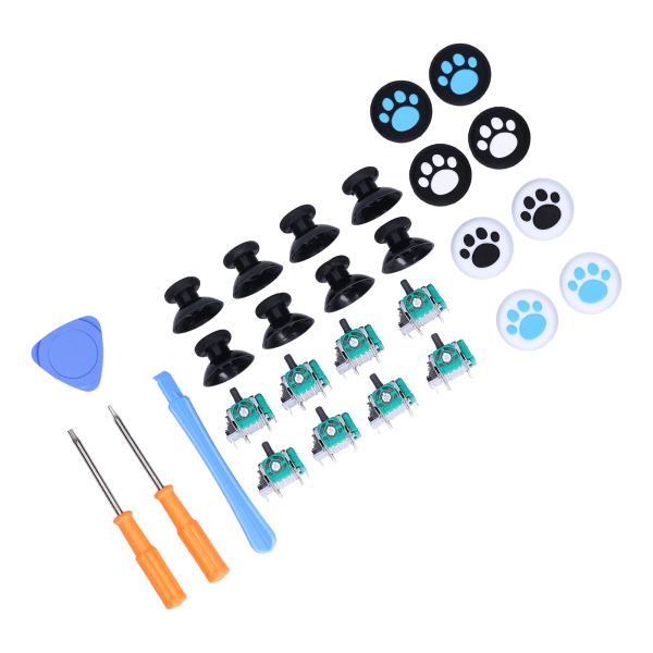 Analog Joystick Kit Komfortabel Holdbar Nem at Installere Controller Reservedele til Xbox OneQM21070991 (Kattepoter)