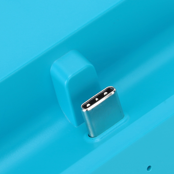 HDMI Videokonverteradapter for Switch/Lite Spillkonsoll Bærbar Mini Lading Dock Stativ Blå Rød