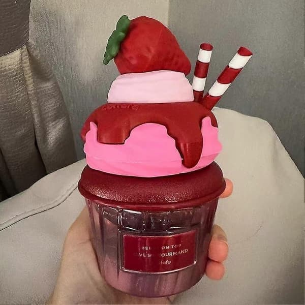 【02】Marshmallow Cupcake parfym 75ml Gourmand Chokladdoft Långvarig Present AA biscuit