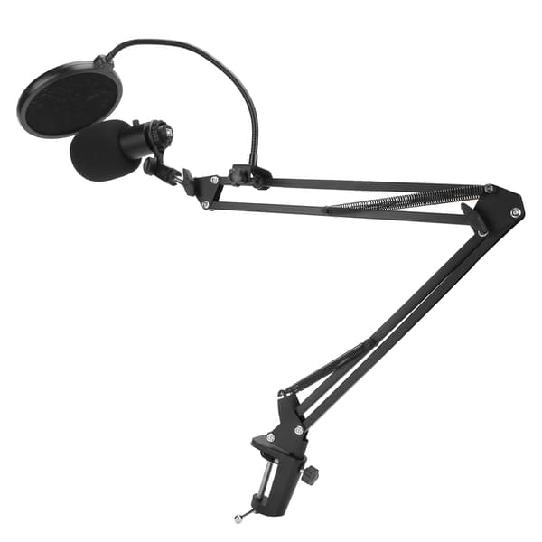 A6 Kondensator USB Mikrofon Lydopptaksett med Brakett for PC Datamaskin