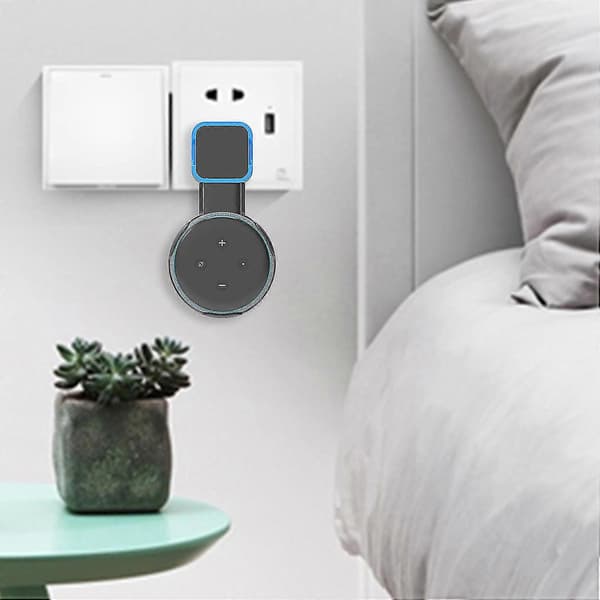 Wall Mounted Speaker Bracket High Sensitivity Plastic Clear Sound Smart Speaker Support for Echo Dot