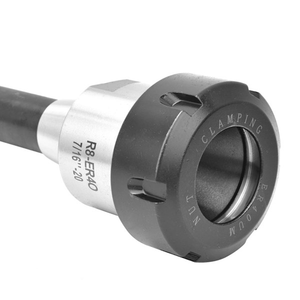 R8-ER40 7/16\" 20UNF -kokoinen kierteinen puristimella varustettu pidike CNC-työstökoneille