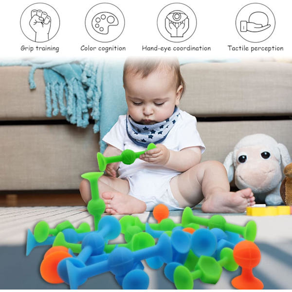 24Pcs Sucker Toys, Pop Darts, Pop Sucker, Suction Cup Dartboard, Suction Cup Games, Interactive Suction Cup Toy, Decompression Toys for Kids and Adult