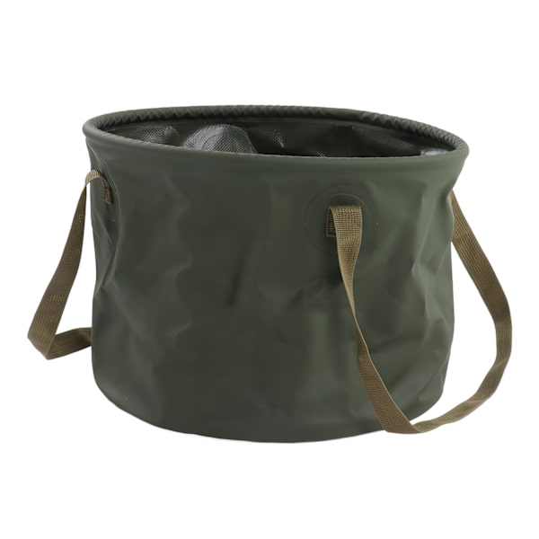 20L Sammenleggbar bøtte Lettvekt plassbesparende Multifunksjonell Grønn Bærbar bøtte for utendørs camping Reise Hjem