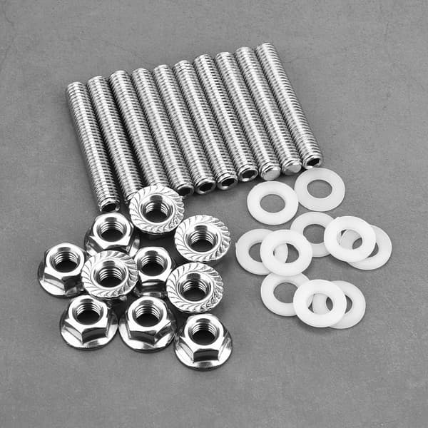 Rustfrit stål sort udstødningsmanifold Header Stud Bolt Kit til Honda Acura