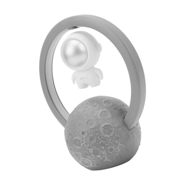 Magnetisk Flytande Högtalare Upphängd Rymdman RGB Ljus Högtalare Bluetooth Trådlös Ljudhögtalare Silver