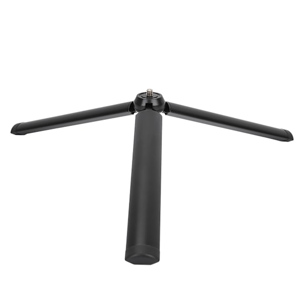 Mini Stativ i Aluminiumlegering, Robust Vikbart Stativ med 1/4' Skruv för Kamera Gimbal Tillbehör