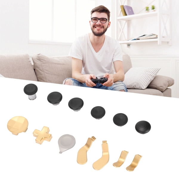 Metal Joystick 13 osassa - Vaihtoehtoiset ohjaimet ja D-padit Xbox One Elite Series 2 -ohjaimelle