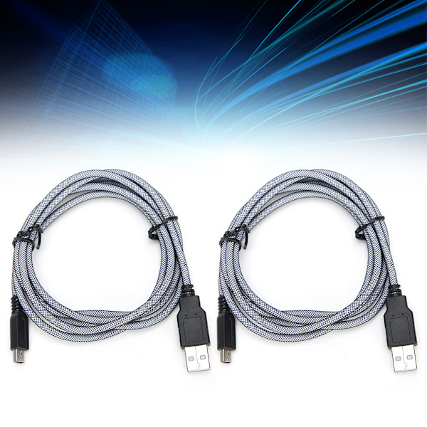 2 st 1,5 m PVC värd Micro USB laddningskabel Hållbar passform för Nintendo New 3DSXL NDSi 2DS