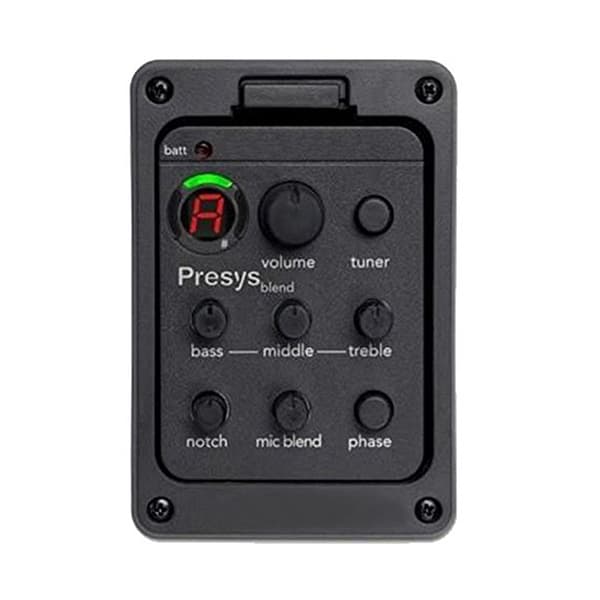 Gitar Preamp EQ Tuner Piezo Pickup Gitardeler Tilbehør